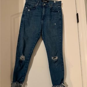 Express Ankle legging high rise denim stretch jeans 8R